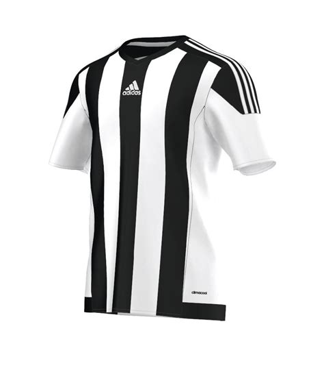 adidas Striped 15 Trikot kurzarm Weiss Schwarz